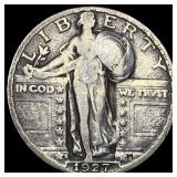 1927-S Silver Standing Liberty Quarter  LIGHTLY C