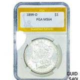 1899-O Morgan Silver Dollar PGA MS64