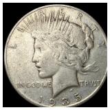 1935 Silver Peace Dollar CLOSELY UNCIRCULATED