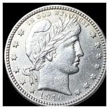 1916-D Silver Barber Quarter UNCIRCULATED