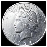 1925-S Silver Peace Dollar CLOSELY UNCIRCULATED