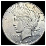 1927-S Peace Silver Dollar CLOSELY  UNCIRCULATED