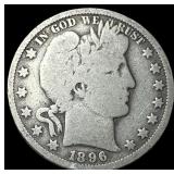 1896-O Silver Barber Half Dollar NICELY  CIRCULAT