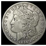 1896-S Silver Morgan Dollar ABOUT  UNCIRCULATED