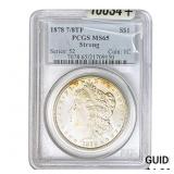 1878 7/8TF Morgan Silver Dollar PCGS MS65 Strong