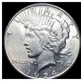 1924-S Silver Peace Dollar UNCIRCULATED