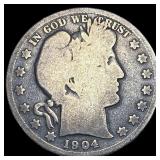 1904-S Silver Barber Half Dollar NICELY  CIRCULAT