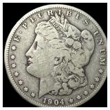 1904-S Silver Morgan Dollar NICELY CIRCULATED