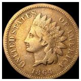 1864 Indian Head Cent NEARLY UNCIRCULATED