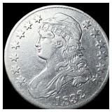 1832 Capped Bust Silver Half Dollar NEARLY UNCIRCU
