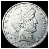 1911-D Silver Barber Half Dollar HIGH GRADE