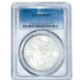 1882-S Morgan Silver Dollar PCGS MS65