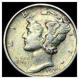 1920-D Silver Mercury Dime CLOSELY UNCIRCULATED
