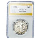 1915-S Panama-Pacific Half Dollar PGA MS63+