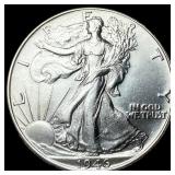 1946 Walking Liberty Half Dollar CLOSELY UNCIRCULA