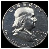 1954 Franklin Half Dollar GEM PROOF