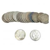 [20 Coins] 1882-1921 Roll of Silver Morgan $1s