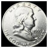 1955 Franklin Silver Half Dollar UNCIRCULATED