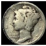 1923-S Silver Mercury Dime NICELY CIRCULATED