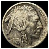 1920-D Nickel Five Cents (Buffalo Nickel)  LIGHTL