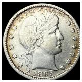 1895 Barber Silver Quarter CLOSELY UNCIRCULATED