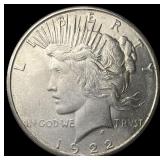 1922-S Silver Peace Dollar UNCIRCULATED