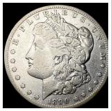 1890-CC Silver Morgan Dollar ABOUT UNCIRCULATED