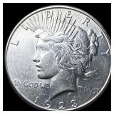 1923 Peace Silver Dollar CHOICE AU