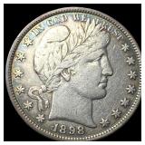 1898 Barber Half Dollar CLOSELY UNCIRCULATED
