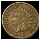 1861 Indian Head Cent CLOSELY UNCIRCULATED