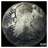 1799 Colonial Spain Silver 8 Reales NEARLY UNCIRCU