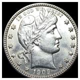 1909 Barber Quarter UNCIRCULATED