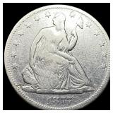 1877 Seated Liberty Half Dollar LIGHTLY CIRCULATED
