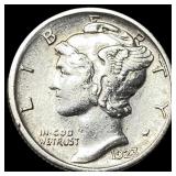 1923-S Silver Mercury Dime CLOSELY UNCIRCULATED