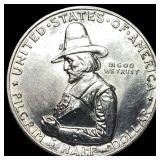 1920 Silver Pilgrim Tercentenary Half Dollar UNCIR