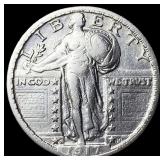 1917-S Silver Standing Liberty Quarter LIGHTLY CIR