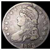 1833 Capped Bust Silver Half Dollar HIGH GRADE