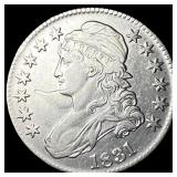 1831 Capped Bust Half Dollar NEARLY UNCIRCULATED