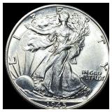1945-S Silver Walking Liberty Half Dollar CHOICE B