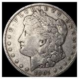 1901 Morgan Silver Dollar ABOUT UNCIRCULATED