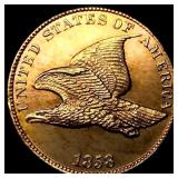 1858 Lg Let Flying Eagle Cent