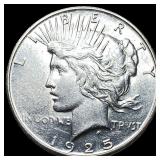 1925-S Silver Peace Dollar CLOSELY UNCIRCULATED