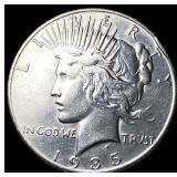 1935 Silver Peace Dollar CLOSELY UNCIRCULATED