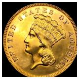 1888 $3 Gold Piece