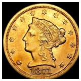 1871-S $2.50 Gold Quarter Eagle