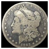 1893-CC Silver Morgan Dollar NICELY CIRCULATED