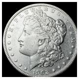 1902 Morgan Silver Dollar NEARLY UNCIRCULATED