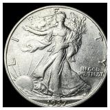 1937-S Silver Walking Liberty Half Dollar CLOSELY