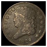 1828 Copper Half Cent LIGHTLY CIRCULATED