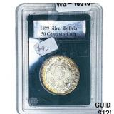 1899 Bolivia Silver 50 Centavos